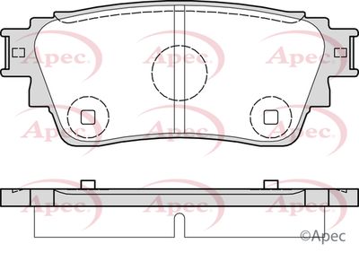 APEC Rear Brake Pads PAD2303