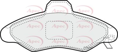 APEC Front Brake Pads PAD1021
