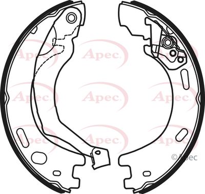 APEC Brake Shoes SHU724