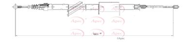 APEC Brake Cable CAB1018