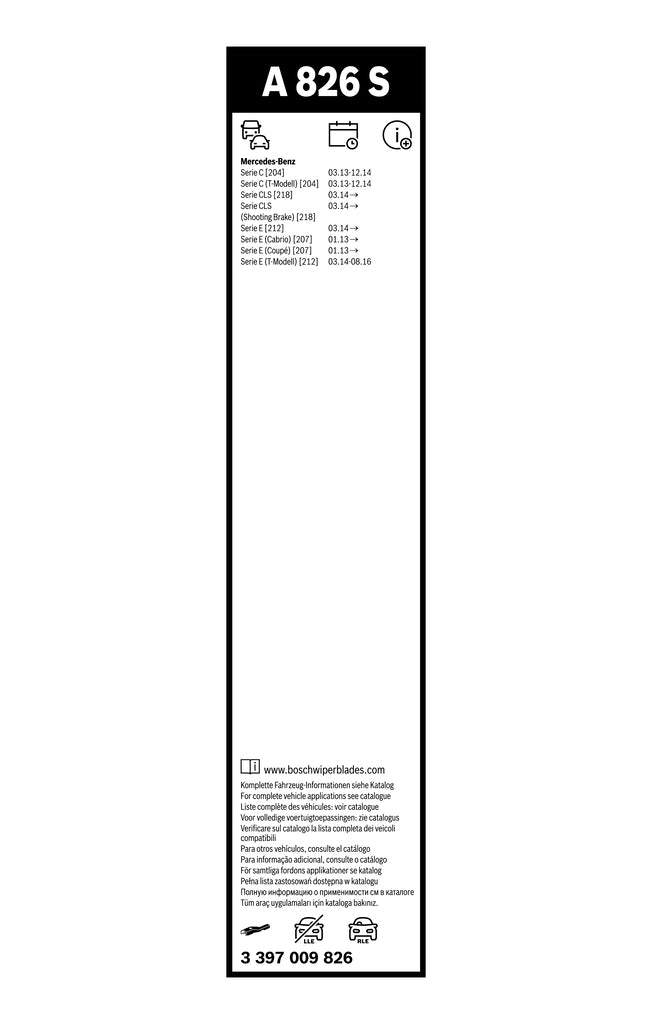 Bosch Aerotwin Flat Blade Set 600/600 3397009826