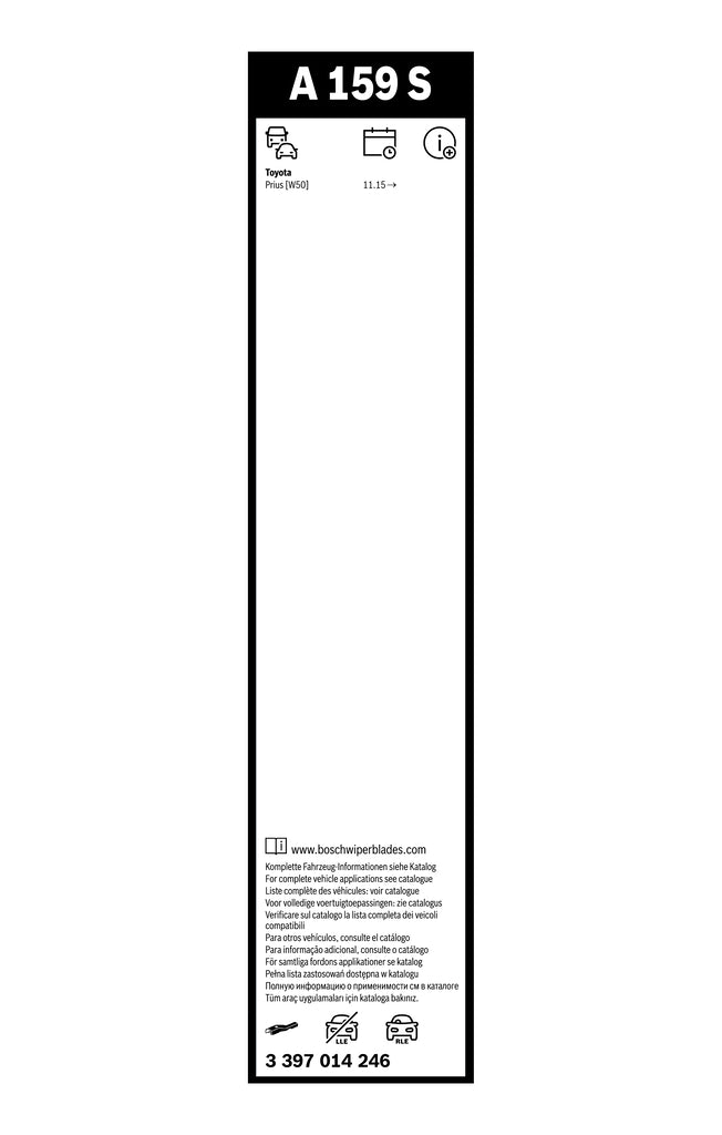 Bosch Aerotwin Flat Blade Set 400/700 3397014246