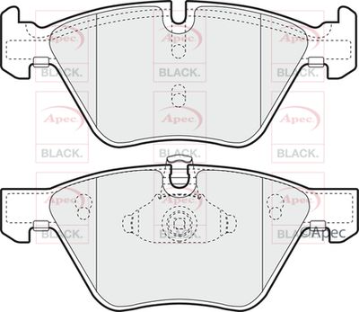 APEC Front Brake Pads PAD1341B
