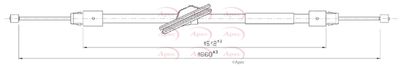 APEC Brake Cable CAB1794