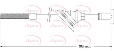 APEC Brake Cable CAB1326