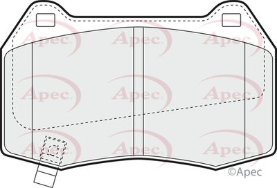 APEC Front Brake Pads PAD1368