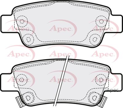 APEC Rear Brake Pads PAD1583