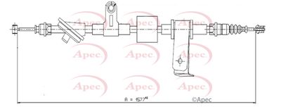 APEC Brake Cable CAB1596