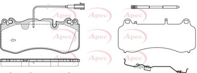 APEC Front Brake Pads PAD2384