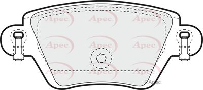 APEC Rear Brake Pads PAD1295