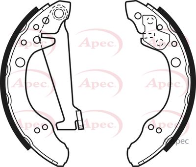APEC Brake Shoes SHU480