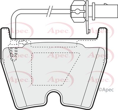 APEC Front Brake Pads PAD1378