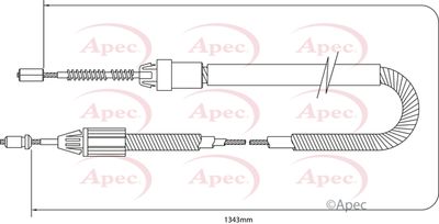 APEC Brake Cable CAB1360