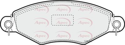 APEC Front Brake Pads PAD1041