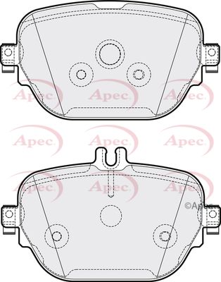 APEC Rear Brake Pads PAD2163