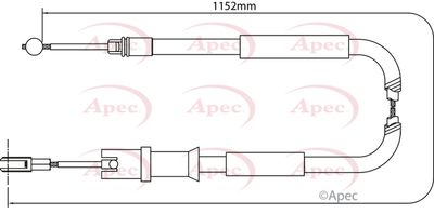 APEC Brake Cable CAB1294
