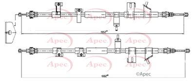 APEC Brake Cable CAB1670