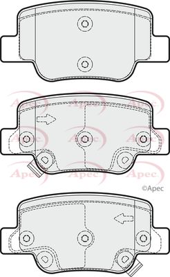 APEC Rear Brake Pads PAD1799