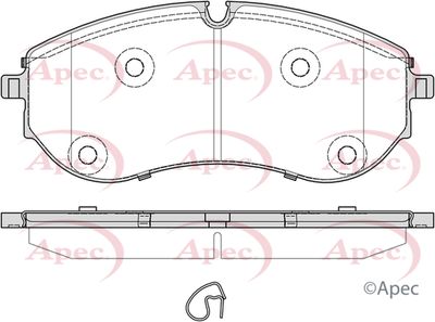APEC Front Brake Pads PAD2388