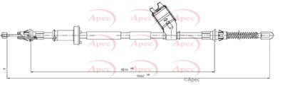 APEC Brake Cable Rear/Left CAB1777