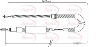 APEC Brake Cable CAB1087