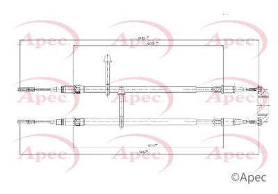 APEC Brake Cable CAB1417