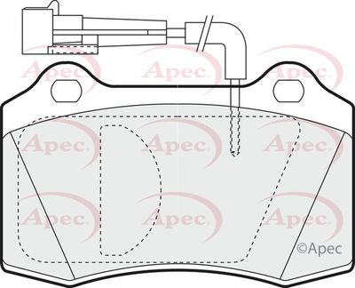 APEC Front Brake Pads PAD1007