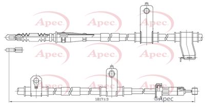 APEC Brake Cable CAB1236