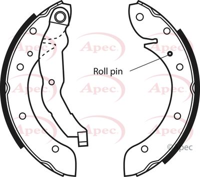 APEC Brake Shoes SHU530