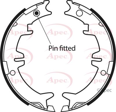APEC Brake Shoes SHU612