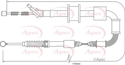 APEC Brake Cable CAB1424