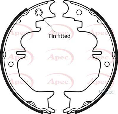 APEC Brake Shoes SHU710