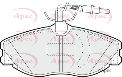 APEC Front Brake Pads PAD1168