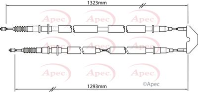 APEC Brake Cable CAB1458