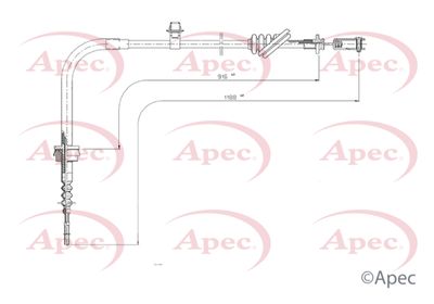 APEC Clutch Cable CAB5034