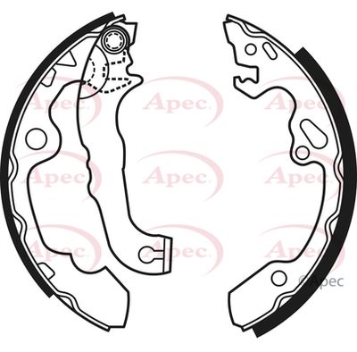 APEC Brake Shoes SHU584
