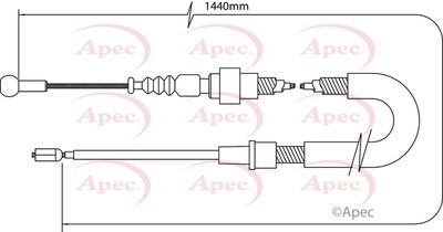 APEC Brake Cable CAB1013