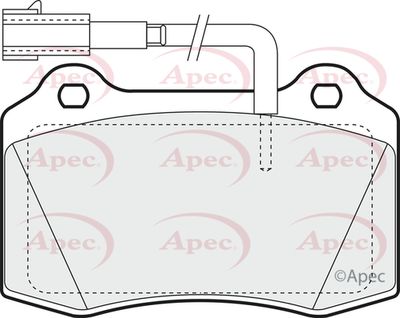 APEC Front Brake Pads PAD1297