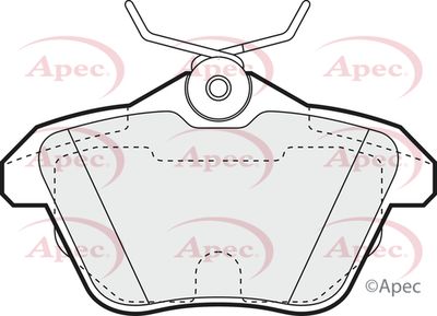 APEC Rear Brake Pads PAD1052