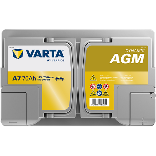 Varta A7 AGM 096 Start Stop Car Battery