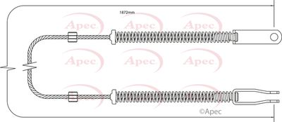 APEC Brake Cable CAB1392