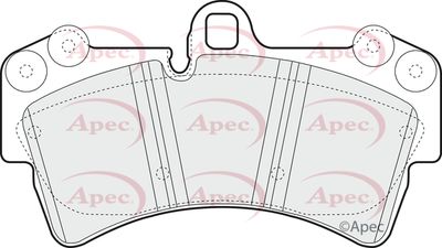 APEC Front Brake Pads PAD1317
