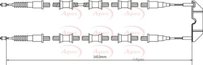 APEC Brake Cable CAB1488