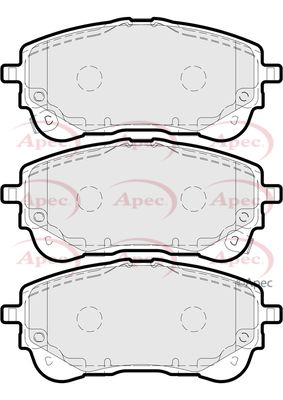 APEC Front Brake Pads PAD2317