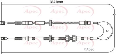 APEC Brake Cable CAB1167