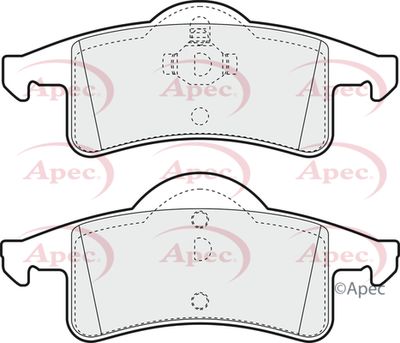 APEC Rear Brake Pads PAD1154