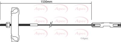 APEC Brake Cable CAB1179