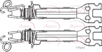 APEC Adjuster Bar Axle Set ADB3005