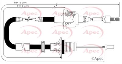 APEC Clutch Cable CAB5007