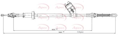 APEC Brake Cable Rear/Right CAB1778